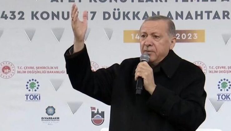 Cumhurbaşkanı Erdoğan Diyarbakır’da Kılıçdaroğlu ve HDP’yi gaye aldı: Kürt kardeşlerimi aldatacaklarını zannediyorlar