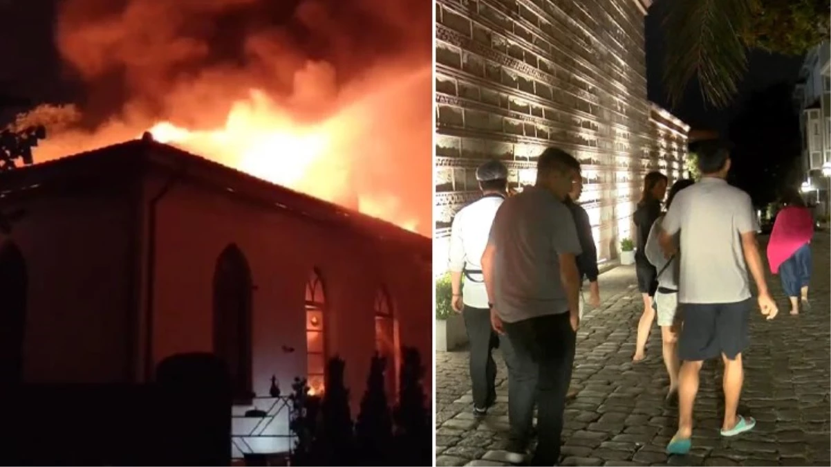 Topkapı Sarayı’nda panik anları! Restoran çatısında çıkan yangın hummalı çalışmayla söndürüldü