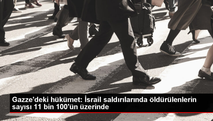 Gazze’deki hükümet: İsrail hücumlarında öldürülenlerin sayısı 11 bin 100’ün üzerinde