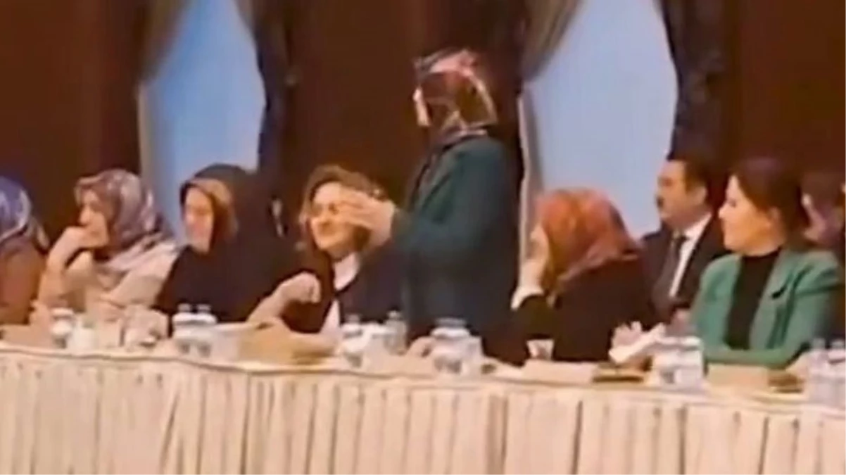 AK Partili Bayan Kolları Lideri ile Cumhurbaşkanı Erdoğan ortasında farklı diyalog