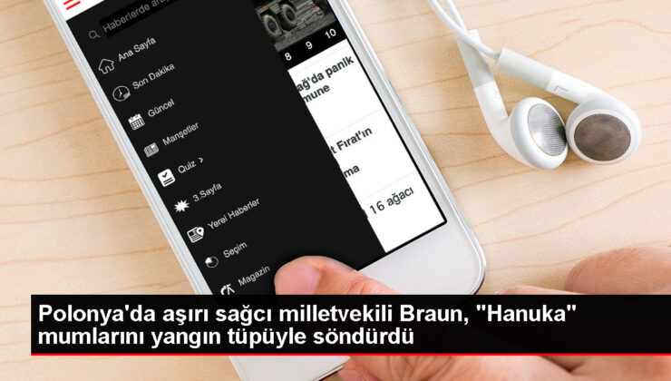 Polonya’da Çok Sağcı Milletvekili Hanuka Menorasını Söndürdü