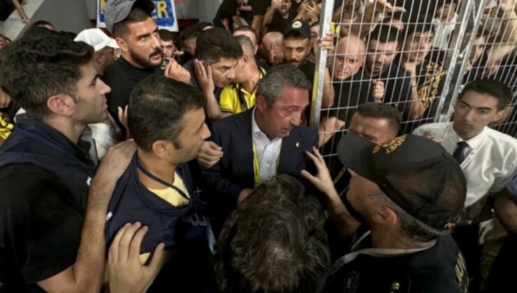 Fenerbahçe Göztepe maçında ne oldu, neden arbede çıktı? Ali Koç neden yere düştü? TFF açıklama son durum!