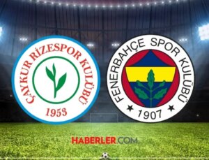 Fenerbahçe’nin maç kamp kadrosu! Fenerbahçe- Rizespor maçı maç takımı kampında kimler var?