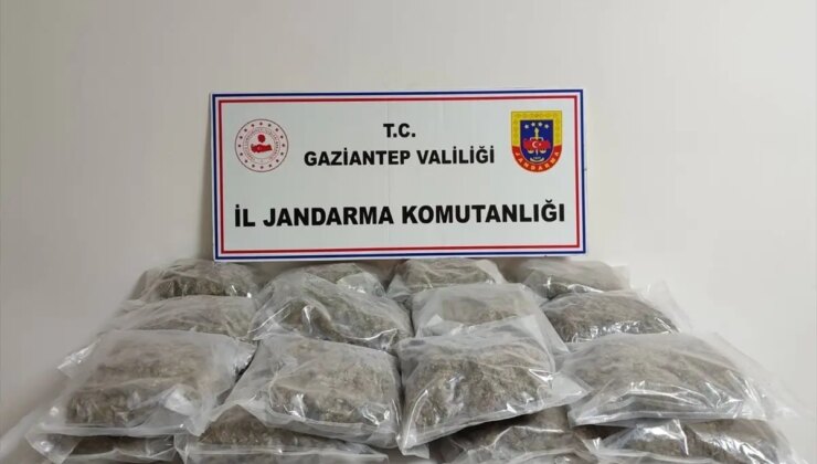 Gaziantep’te Yolcu Otobüsünde 32 Kilo Uyuşturucu Ele Geçirildi