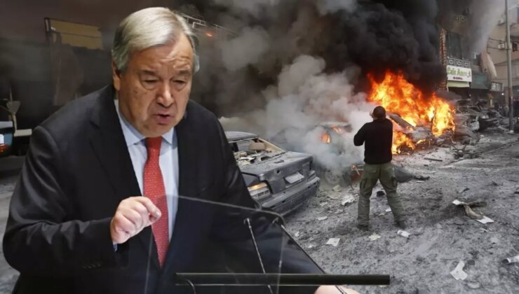 Lübnan için birinci kere “cehennem” sözünü kullanan Guterres’ten BM kurulunda tarihi davet
