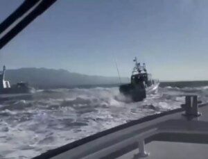 Yunan ögeleri taciz ateşi açtı, kıyı güvenliği görünce bu türlü kaçtı