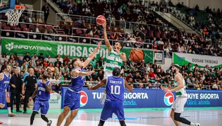Bursaspor, Anorthosis Famagusta’yı 86-79 Mağlup Etti