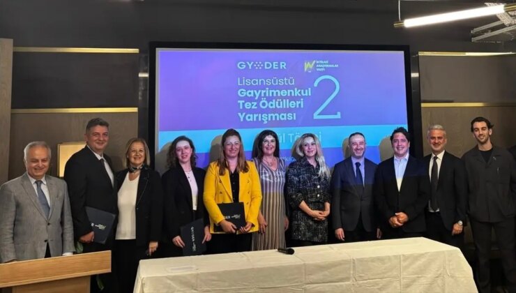 Gayrimenkul Lisansüstü Tez Mükafatları Yarışı Sonuçlandı