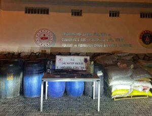Gaziantep’te Uydurma Alkol Operasyonu: 4,500 Litre Ele Geçirildi