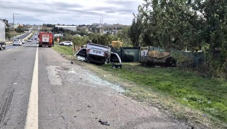 Silivri’de Araba Kazası: 2 Yaralı