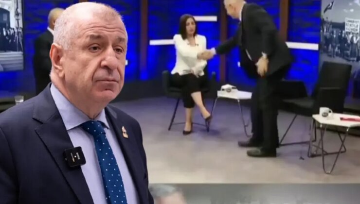 Canlı yayına bağlanacak kişinin ismini duyan Ümit Özdağ, stüdyoyu terk etti