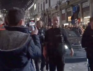 MİT Başkanı İbrahim Kalın ile beraberindeki Türk heyeti Şam sokaklarında görüntülendi