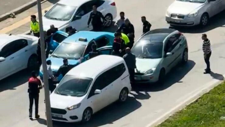 Taksiciyi rehin alıp, polisle çatışan şahıs yaşanan kovalamaca sonucu yakalandı